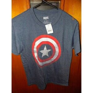 New kid's boy's Captain America t-shirt size medium